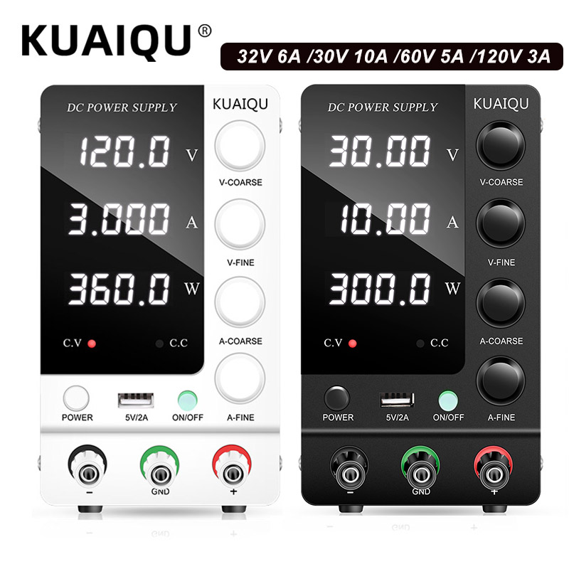 High Power 60V 20A Bench Power Supply - KUAIQU Lab DC電源 30V 10A 6A、調整可能なスイッチングベンチ電源